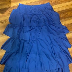Blue maxi skirt